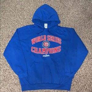 Chicago Cubs Sweat Shirt (Hoodie) Large